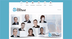 Desktop Screenshot of globalcxpanel.com